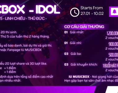 IU MUSICBOX – IDOL | SÂN CHƠI CHO GIỌNG HÁT TỎA SÁNG 